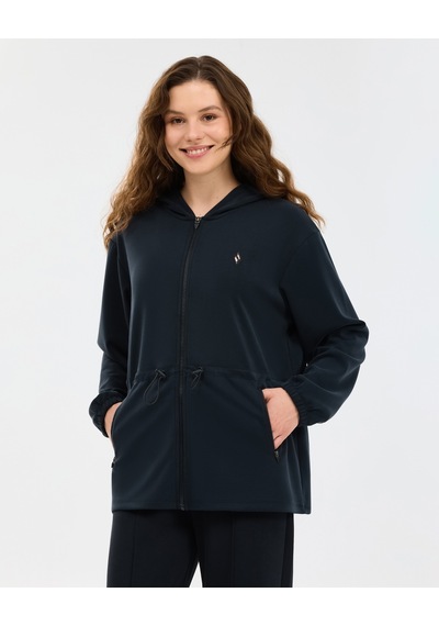 Skechers W Soft Touch Full Zip Kadın Siyah Ceket S2610026-3817
