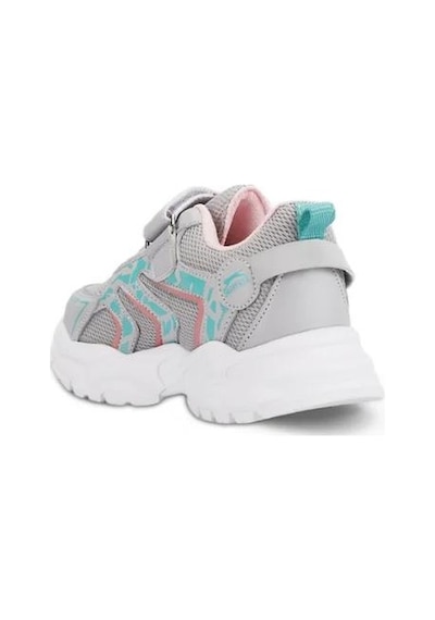 Slazenger KANNER I Çocuk Cırt Cırtlı Gri / Pembe Günlük Spor Ayakkabısı