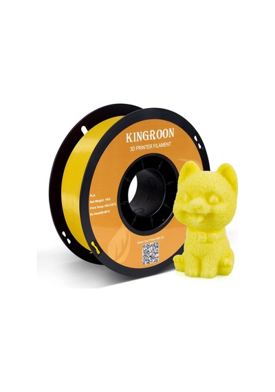 Kingroon Pla Filament - Sarı - 1.75mm - 1kg