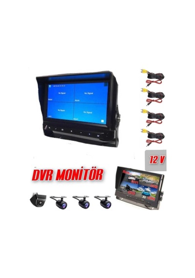 Navıgold Ds-7500 4 Kamera Monitörlü Kartlı Mobil Kamera Seti