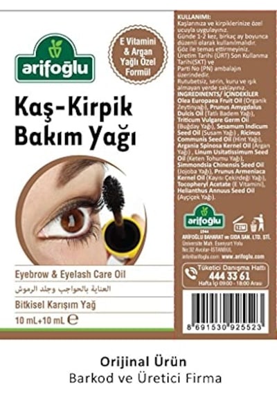Kirpik Bakım Yağı