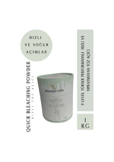 Yüksek Performanslı Hızlı Toz Saç Açıcı Yeşil 1 Kg