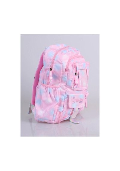 Pembe Kore Serisi İlkokul Çantası + Beslenme Çantası + Kalemlik Seti Pembe