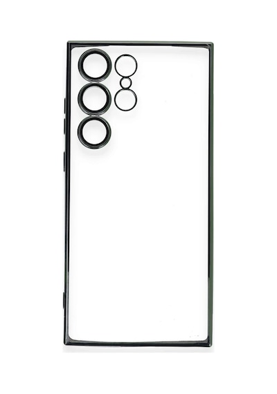 Newface - 86 - Samsung Galaxy S23 Ultra Kılıf Razer Lensli Silikon - Matxzngz - - Yeşil