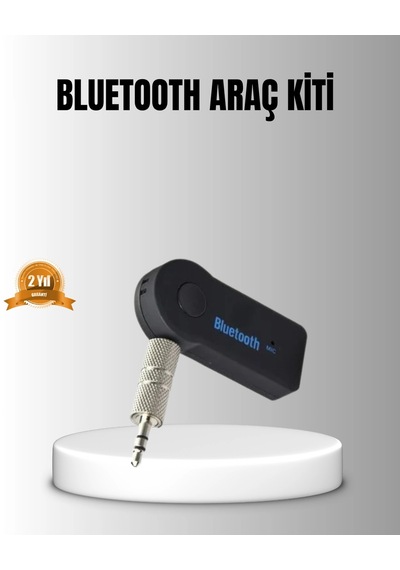Hubrendy Tekno Bluetooth Aux Araç Kiti Eller Serbest Müzik Çalar Dahili Mikrofonlu