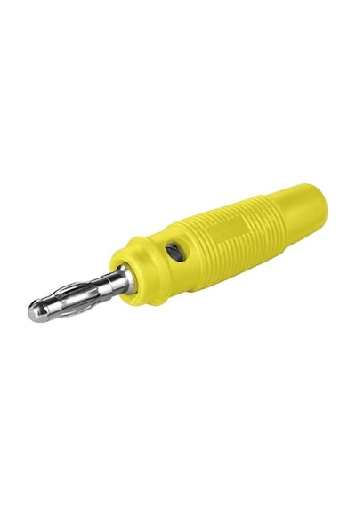 Banana Fiş 4 MM Yandan Geçmeli Yaylı Sarı