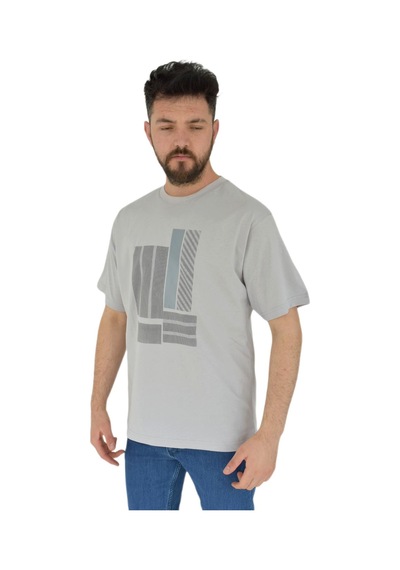 Erkek Baskılı Oversize Tişört 2378 Bgl-st02802 001
