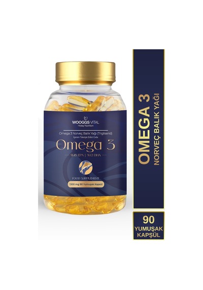 Omega 3 Norveç Balık Yağı İteg 90 Soft Jel