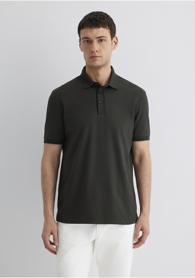 Mavi - Yeşil Polo Tişört 0612648-71587 Yeşil
