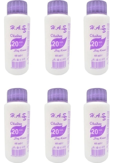 H.A.S Oksidan Peroksit 20 Volüm %6 60 Ml X 6 (476726542)