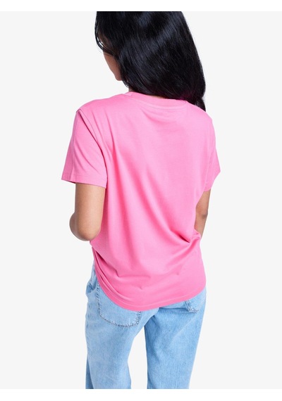 Roxy Ocean Road Art Kadın T-shirt-erjzt06015 Fuchsia Purple - Solid