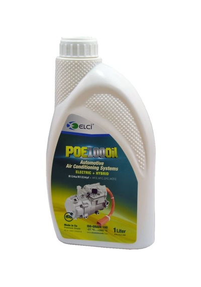 Poe100 1Lt Hibrid Ve Yeni Nesil Otomobiller İçin Klima Komp. Yağ