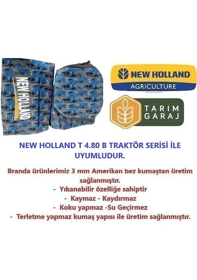 New Holland T 4.80 Bahçe Tipi Traktör Kılıfı Branda - Kaporta Kılıfı Ve Koltuk Kılıfı