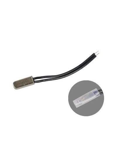 60 C 5a Kablolu Metal Gövdeli Termik Sigorta Thermal Fuse