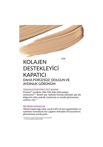 Avon Anew Düzgünleştirici Ve Tazeleyici Likit Kapatıcı 12 ML 21n Light 0