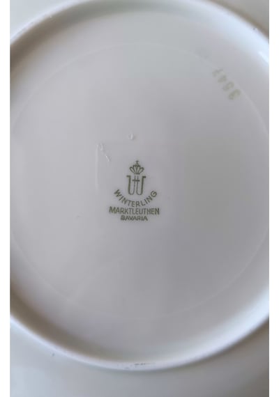 Nurantik Winterling Marktleuthen Bavaria Alman Pasta Tabağı