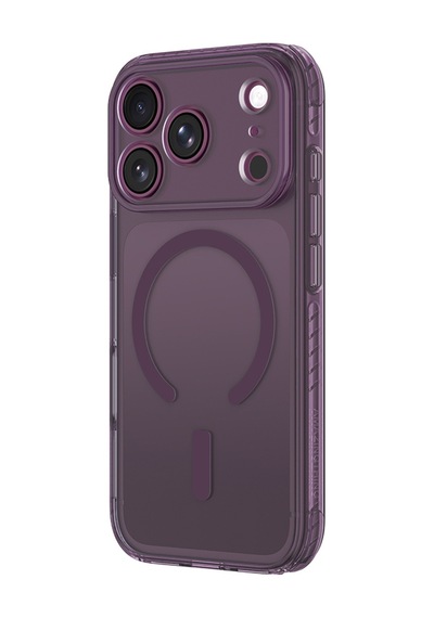 Apple iPhone Uyumlu 18 Pro Max Kılıf M-safeli Airbag Tasarımlı Amazingthing Titan Pro Lens Serisi Kapak Mor