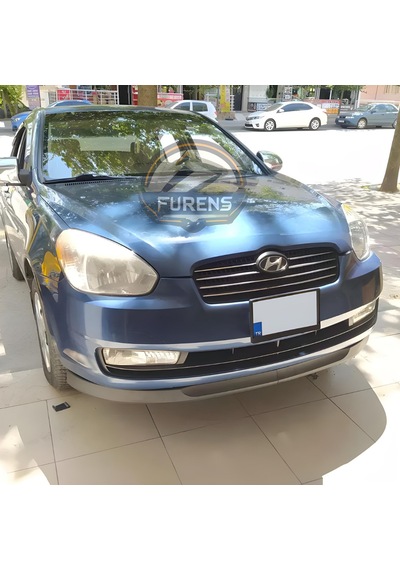 Hyundai Accent Era 2006-2010 Uyumlu H Lip Esnek Ön Lip 2 Parça Karlık Ön Ek Tampon Altı Dil