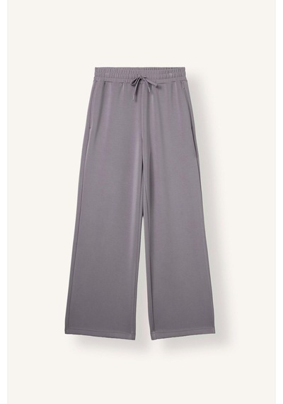 Defacto Relaxed Fit Geniş Paça Standart Boy Modal Sporcu Eşofman Altı I6280ax26aupr522 Mor-pr522