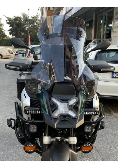 Bmw R13000 Gs Adventure Uyumlu Tur Camı Şeffaf Veya Füme Tip-2 55cm Orta