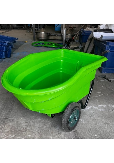 Damperli Plastik El Arabası 300 Litre