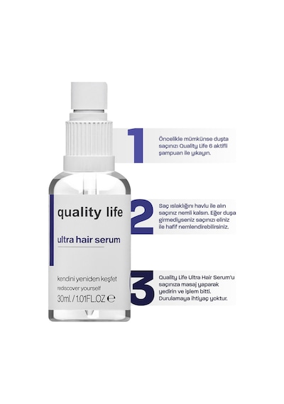 Ql Hızlı Saç Uzatma Serumu 30 ML