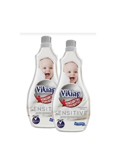 Viking Konsantre Sensitive Çamaşır Yumuşatıcı 1440 Ml X2 Adet 3'lü Set