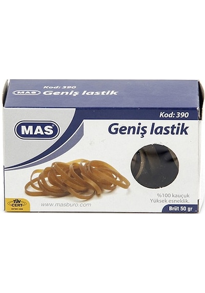 Mas 390 Ambalaj Lastiği Geniş Kutu 50 Gr