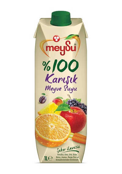 Meysu %100 Karışık Meyve Suyu 1 Lt X 6 Adet