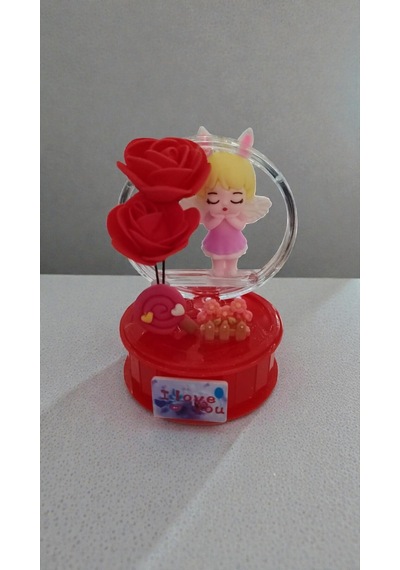 Sevgililer Gününe Özel Sevgili I Love You Fanus Işıklı Hediyelik Doum Günü Boyut:12cm 8cm