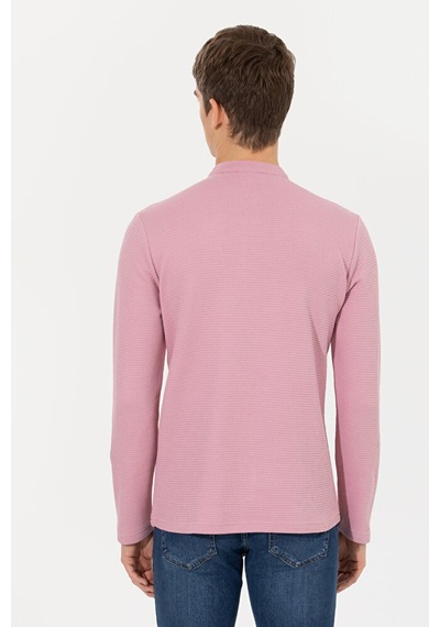 U.S. Polo Assn. Erkek Sweatshirt 50253447-vr033 Pembe