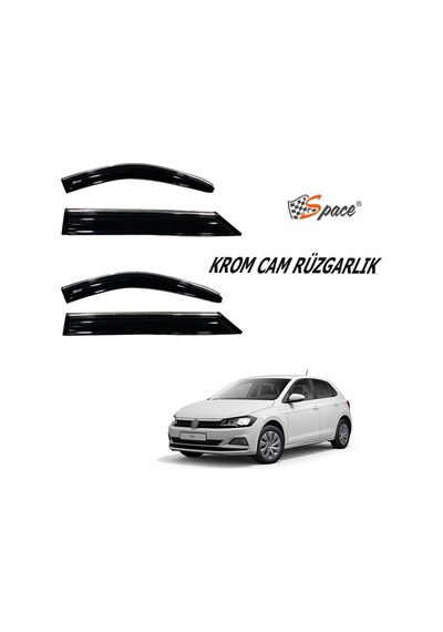 Volkswagen Polo Krom Cam Rüzgarlığı 2019-2021 - Caru408