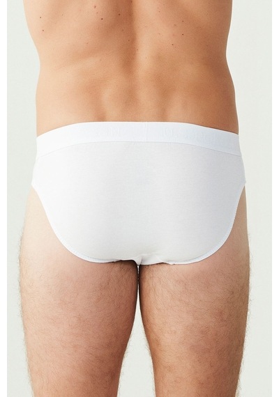 U.S. Polo Assn. Erkek Beyaz 3 Lü Slip Külot 83057 Beyaz