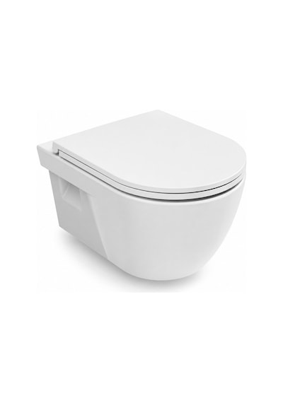Isvea Soluzione Xx Asma Klozet 52 Cm - Kapak Dahil, Beyaz Soft Close 2 Parça Set Isv.36.01.03.05