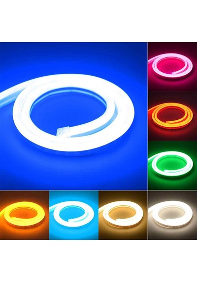 Sunlight Eko Neon Şerit Led Işık 3 Çip Rgb 5 Metre Uzaktan Kumand