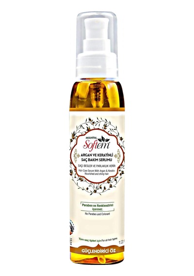 Softem M02090 Argan Ve Keratinli Saç Bakım Serumu 125 Ml. 1 Paket 1 X 125 Ml