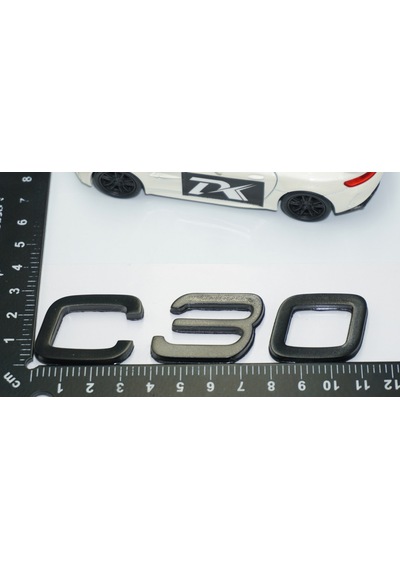 Dk Tuning C30 Siyah Abs 3m 3d Bagaj Yazı Logo Volvo İle Uyumlu