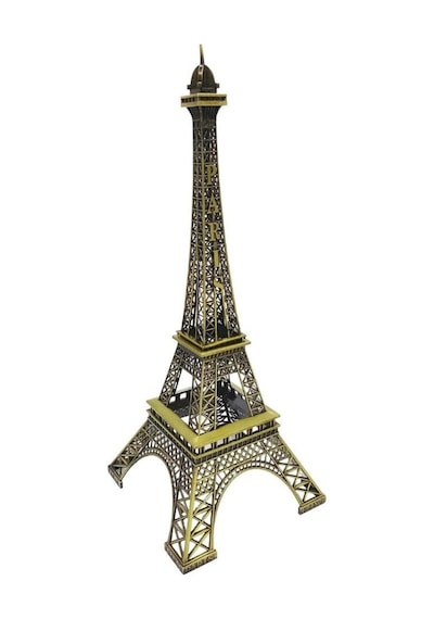Minyatür Metal Eyfel Kulesi Dekoratif Biblo 32cm