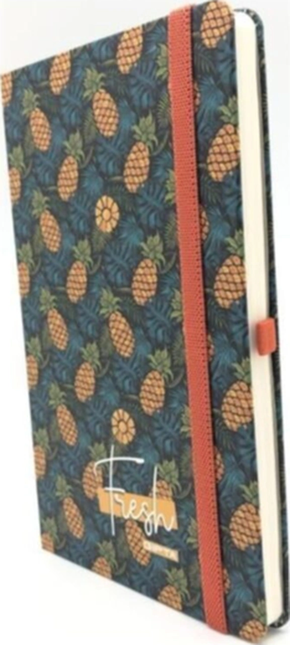 4316 Fresh Notebook Sert Kapak 120 Yaprak Çizgili 13 X 21 Cm Mavi Mavi