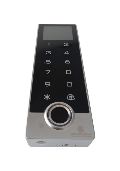 Sr-213 Lcd Em Parmak İzi Kart Şifre Okuyucu Lcd Ekranlı Metal Kasa 125 Khz 10 Adet