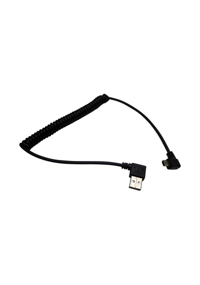 5 Pin Mini Usb L Tipi Spiral Kablo 90 Derece Mini Usb Spiral Kablo 1 M 1,5m