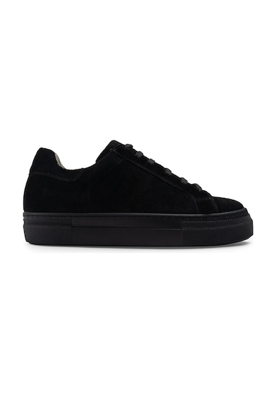Deery Hakiki Süet Siyah Sneaker Kadın Ayakkabı - Z1681zsyhc03 Siyah