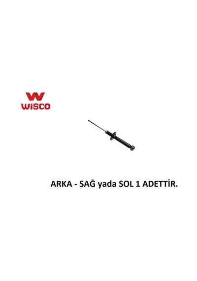 Arka Amortisör Vw Polo 3 / Classic Jetta Mk2 83-92 Golf 2 Cordoba 1 İbiza 2 191513033p Wisco 1 Adet