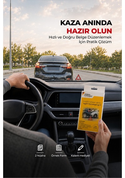 Araç Acil Durum Ve Kaza Seti 20 Parça İlk Yardım