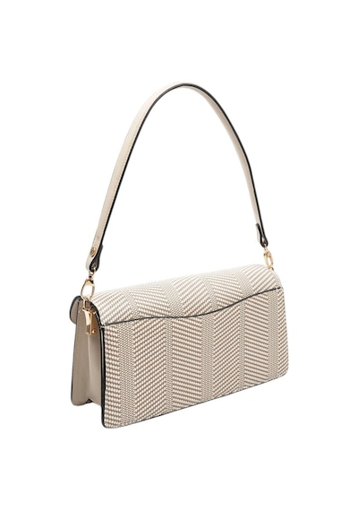 Silver Polo Sp1279 Kadın Omuz Çantası Hasır Bej-taba-m105 Koyu Bej
