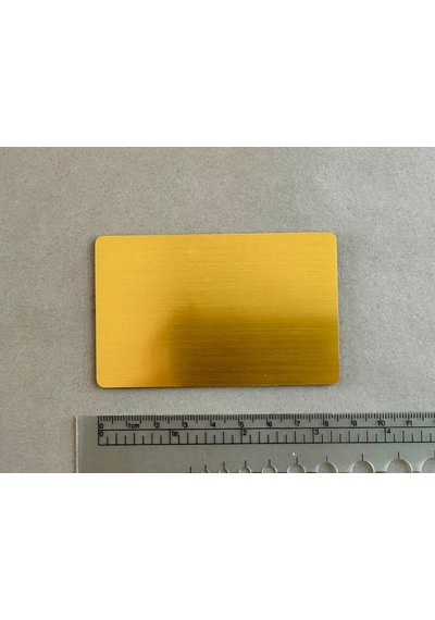 Gold Metal Nfc Kartvizit Ntag215 Temassız Nfc Kart 86 56 Mm, 540 B