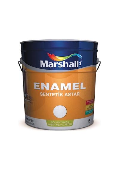 Marshall Enamel Sentetik Astar 0.75 Lt Kırık Beyaz