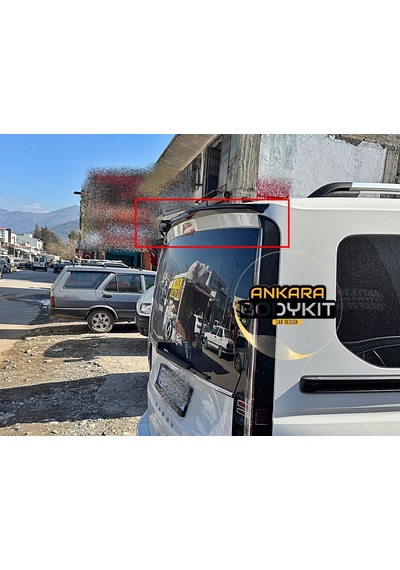 Caddy 2021 - Parlak Siyah Spoiler - Plastik