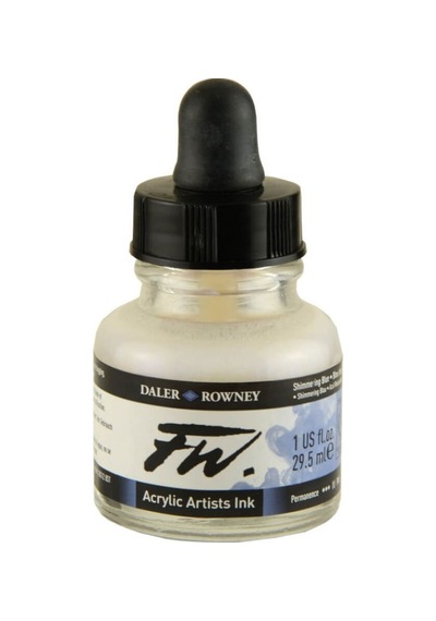 Dr Fw Acrylic Artist Ink 29.5Ml Cam Şişe Shimmering Blue 711