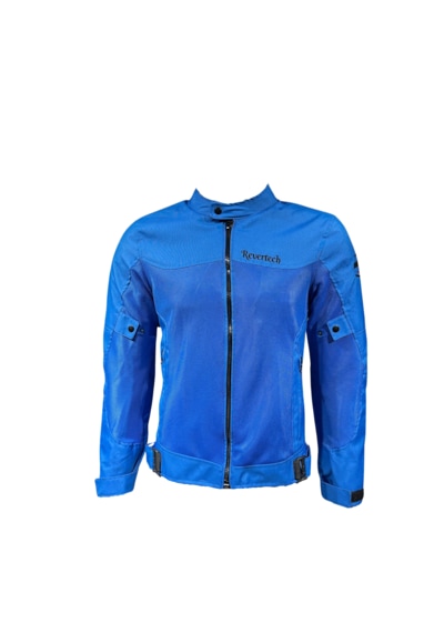 Revertech Aura Mavi / Bel, Dirsek Ve Sırt Korumalı Motosiklet Montu + Buff